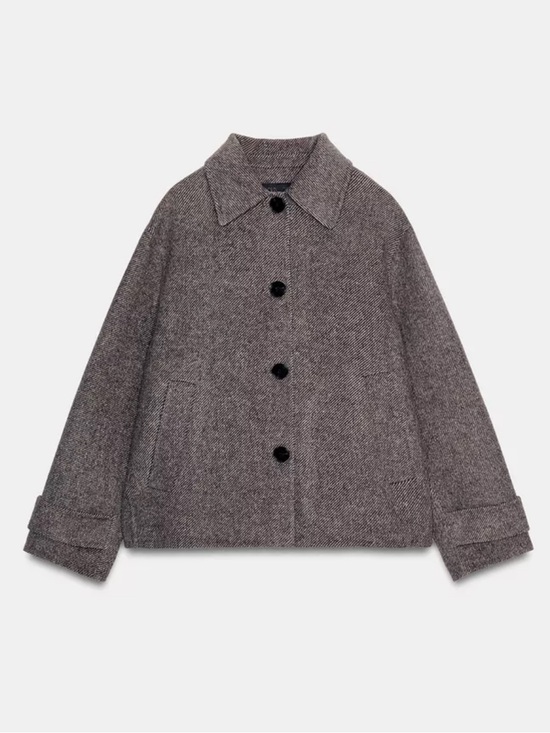 Zara Jackets & Blazers - ZARA SHORT WOOL BLEND COAT